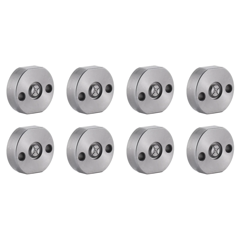 8 Pcs Diesel Injector Orifice Control Valve Plate 19 For Injector 095000-5341 095000-5600 095000-8903 095000-5650 Silver