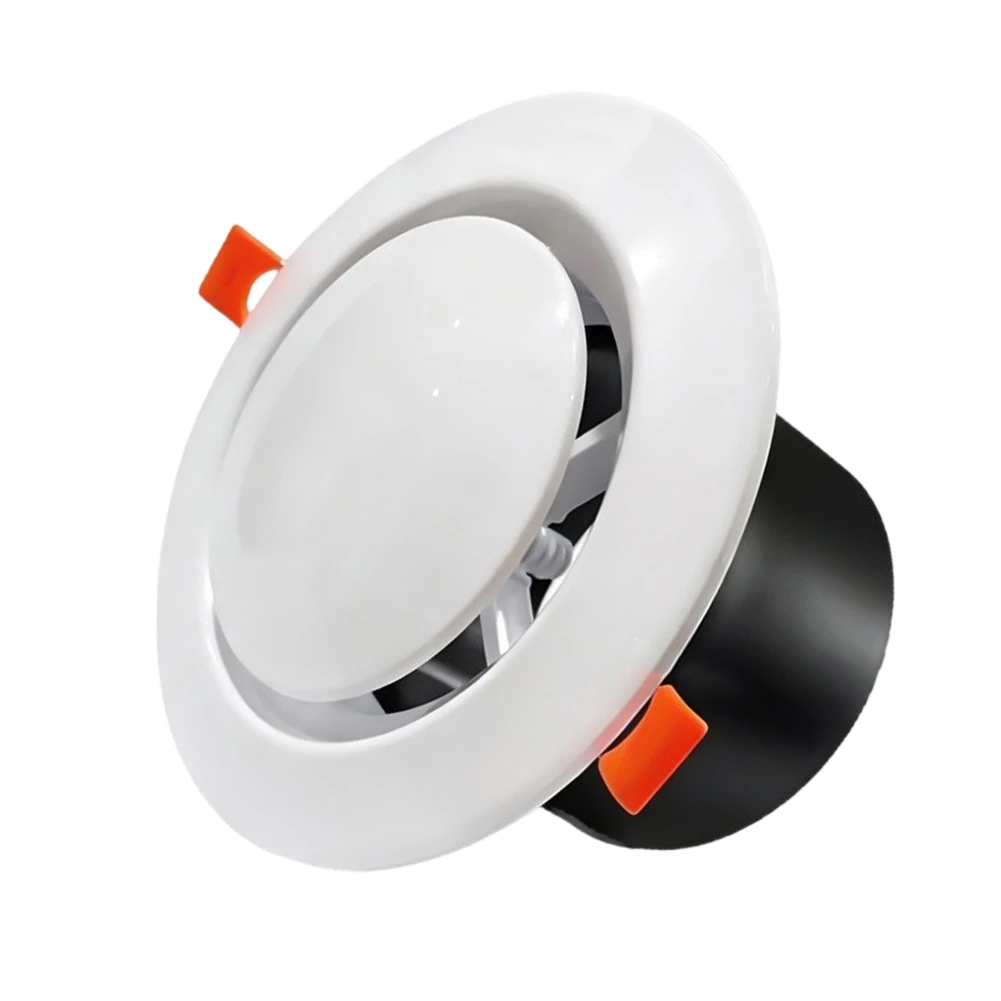 Fresh Air Inlet Ceiling Air Outlet For Home Improvement Optimal Air Circulation Easy Install System ABS Plastic Construction