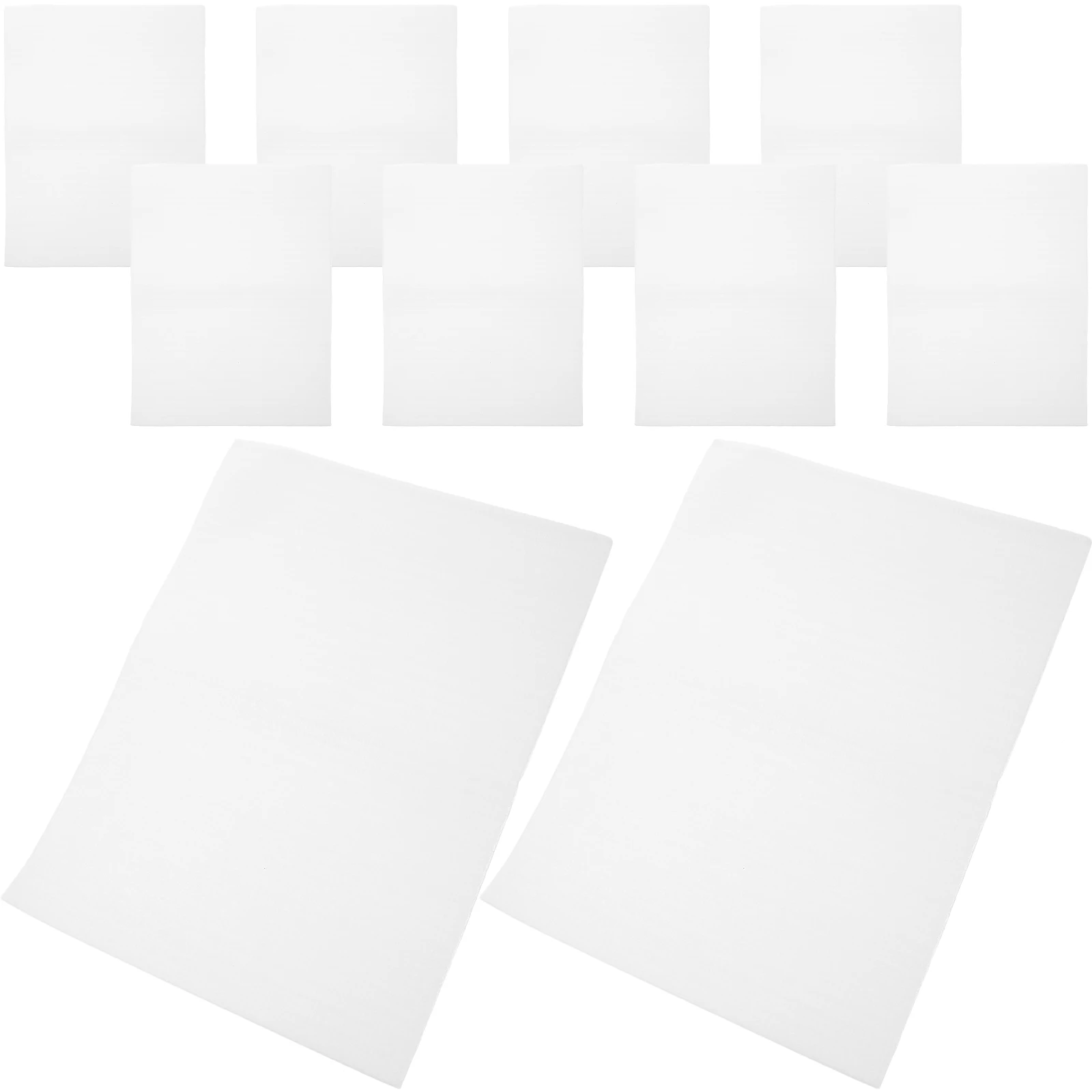 

100pcs Foam Board Shockproof Packaging 10x20cm White Pearl Cotton Packing Bags Reusable Lightweight foam packaging wrap moving