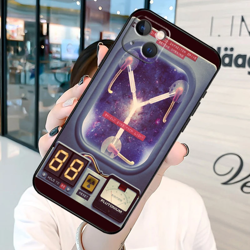 Back to the Future Flux Capacitor Phone Case For iPhone 13 12 Mini 11 14 15 Pro Max SE 2020 7 8 Plus X XS Max XR Cover Shell