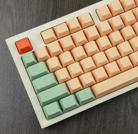 Hami Melon Dye-sub PBT Keycaps German Spain UK French ISO For MX Switches Keyboard 104 87 61 Filco YMD96 KBD75 FC980M ID80