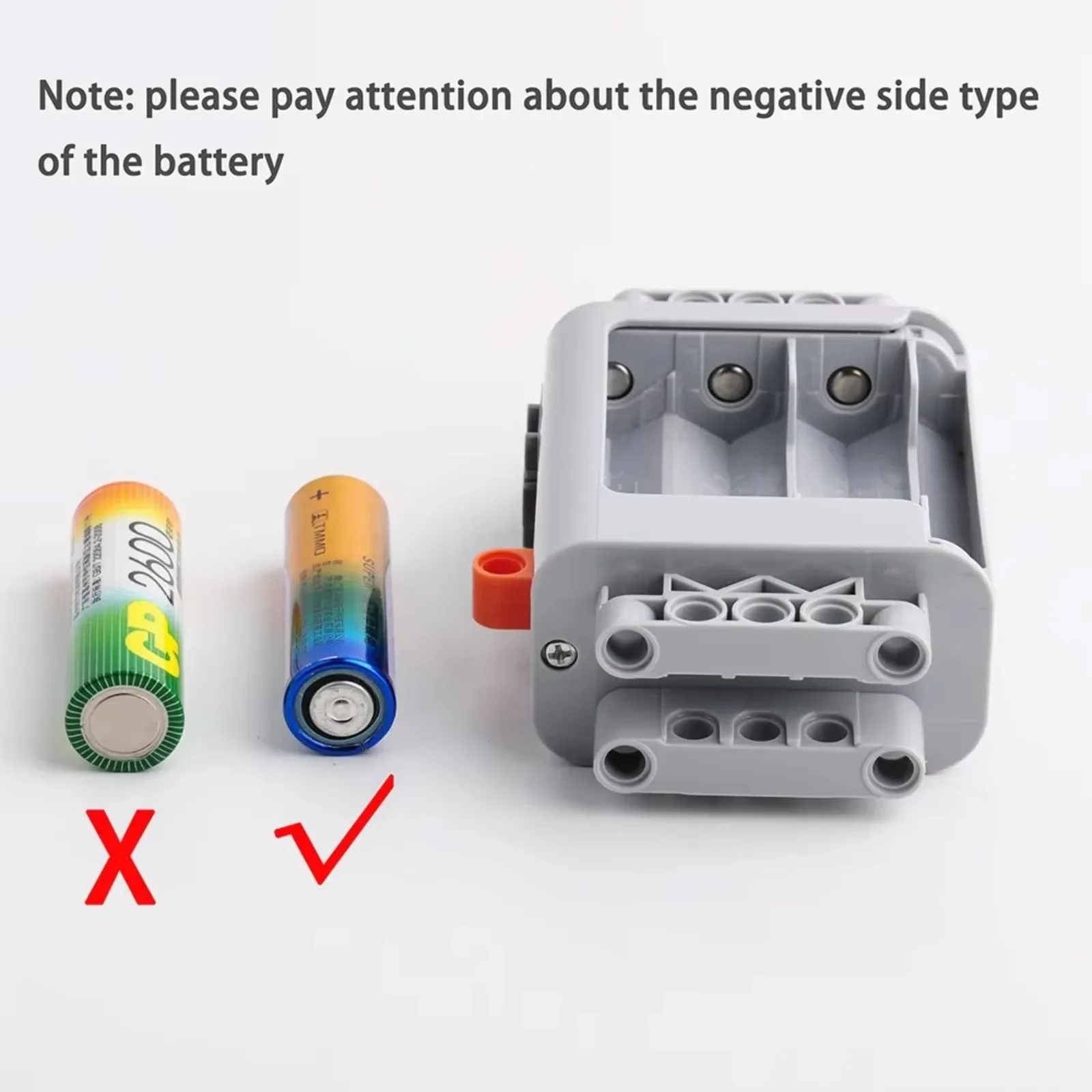 8881 AA Battery Box Case MOC Power Functions for Robot Car Compatible with All Building Blocks Toys view 3