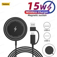 20W Wireless Fast Charger For iPhone 15 14 13 12 11 Pro Max Mini X XR USB Type C Magnetic Charging For Xiaomi Phone Accessories