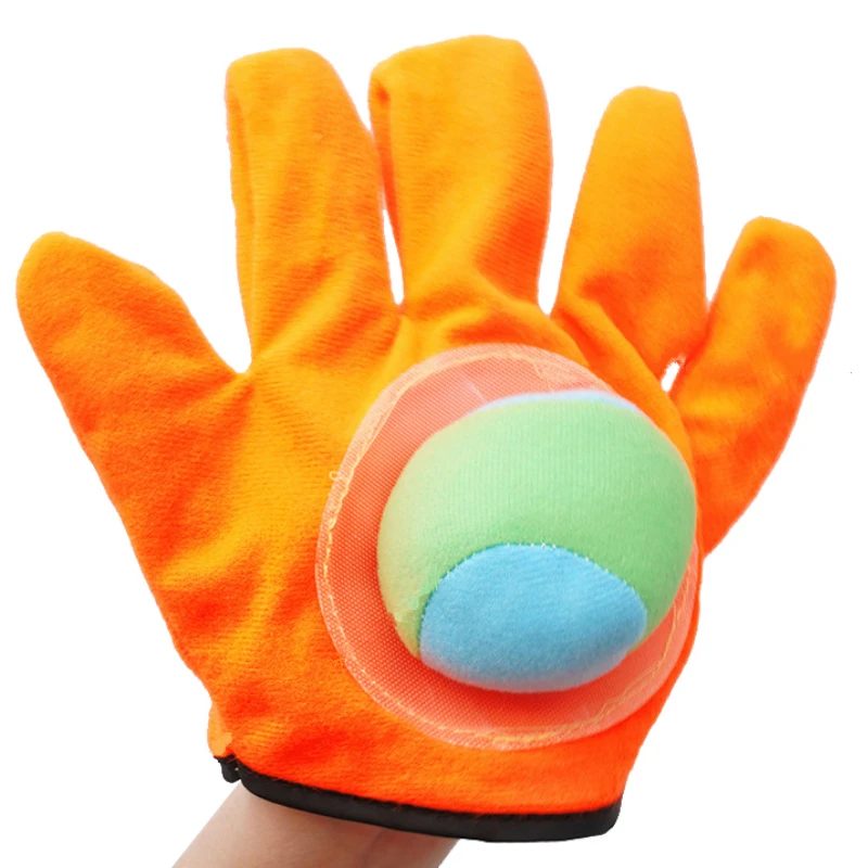 Kids Sucker Sticky Ball Toy Outdoor Sports Catch Ball Game Set Throw and Catch Parent-Child Interactive Outdoor Toys