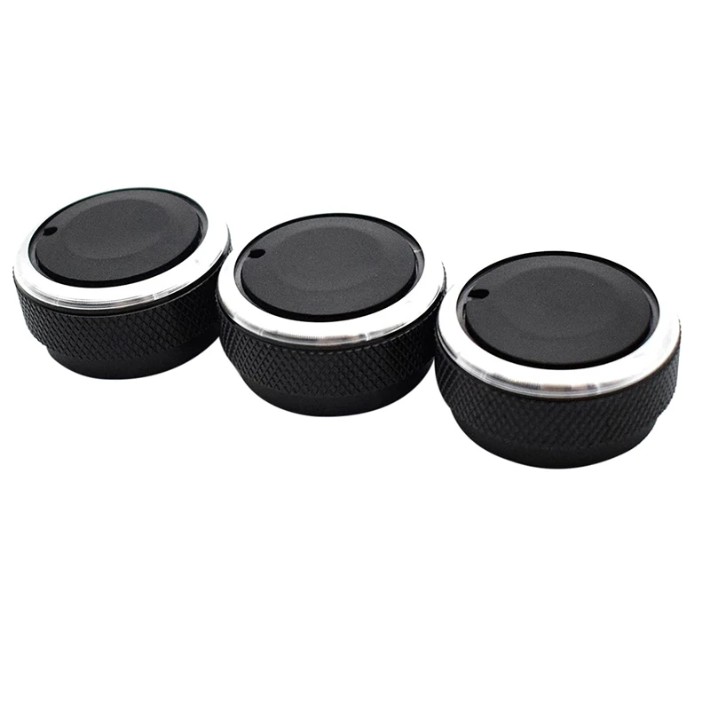 3Pcs AC Switch Knob Air Conditioning Heat Control Knobs For Toyota Tacoma Platz Vios Vitz Yaris Echo Scion X