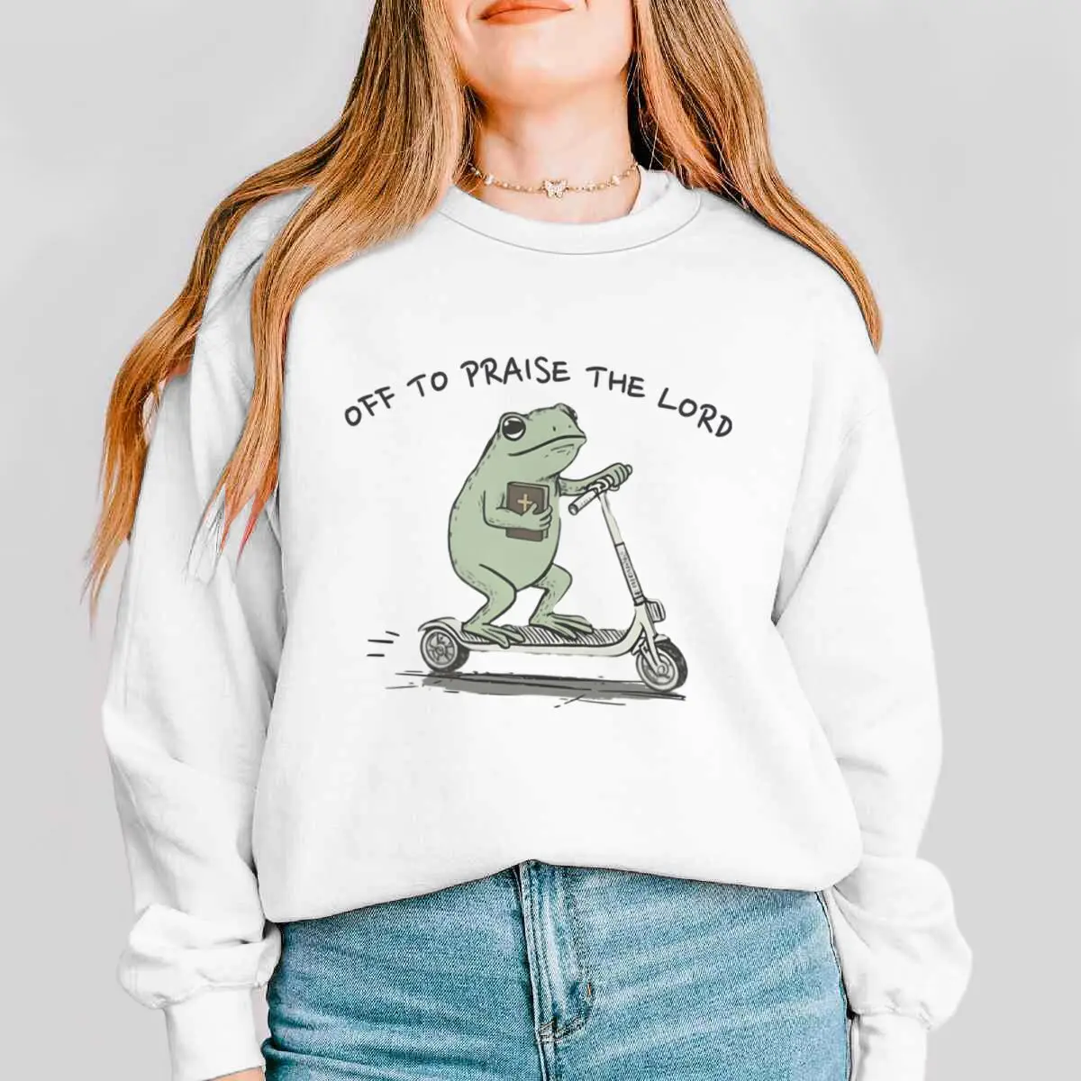 

Забавные толстовки с изображением лягушки, посвященные хвале Господи, с христианской символикой, юмористические свитшоты, удобная одежда для женщин, вдохновленная Церковью и верой в Иисуса.