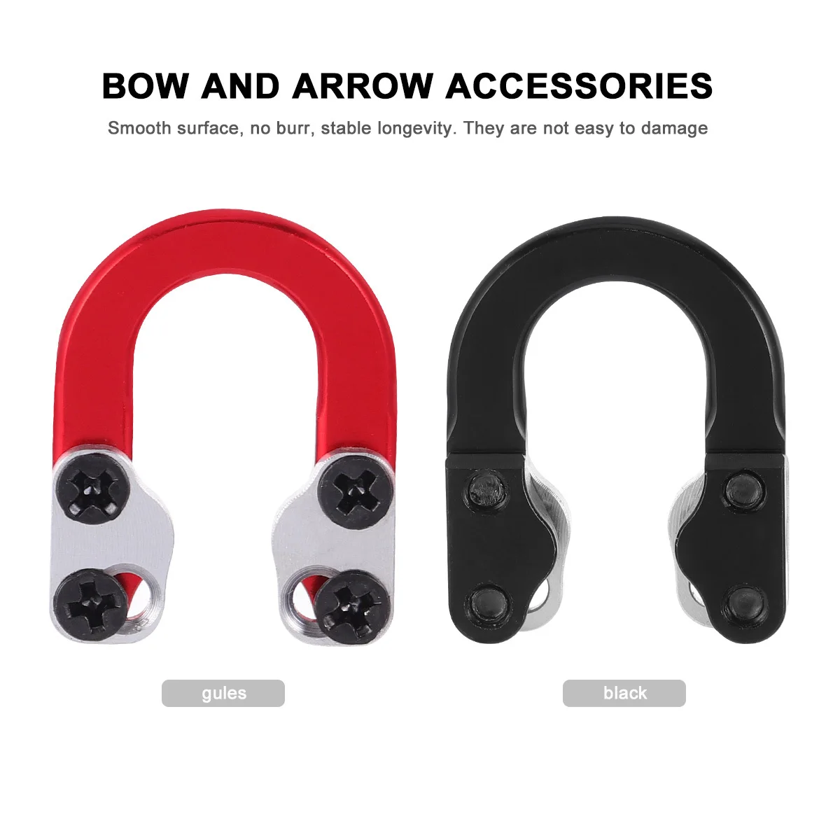 1Set Metall U Schnalle Bogenschießen Liefert Starke Abnehmbare Design Einfache Bedienung Bogenschießen Ausrüstung Verbund Bogen Liefert