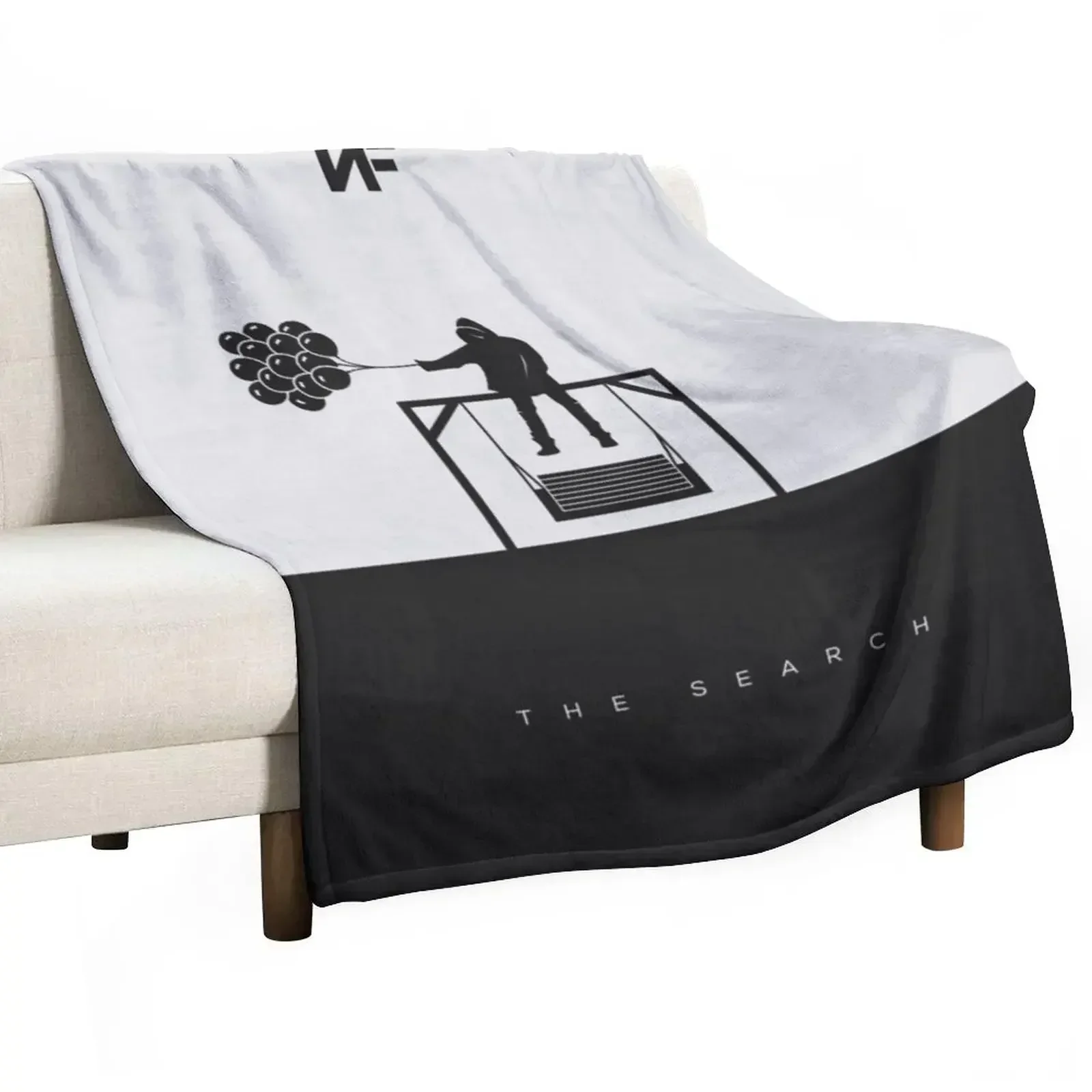

NF Holding His Balloons Throw Blanket Summer Cool Breathable Blanket for Sleeping