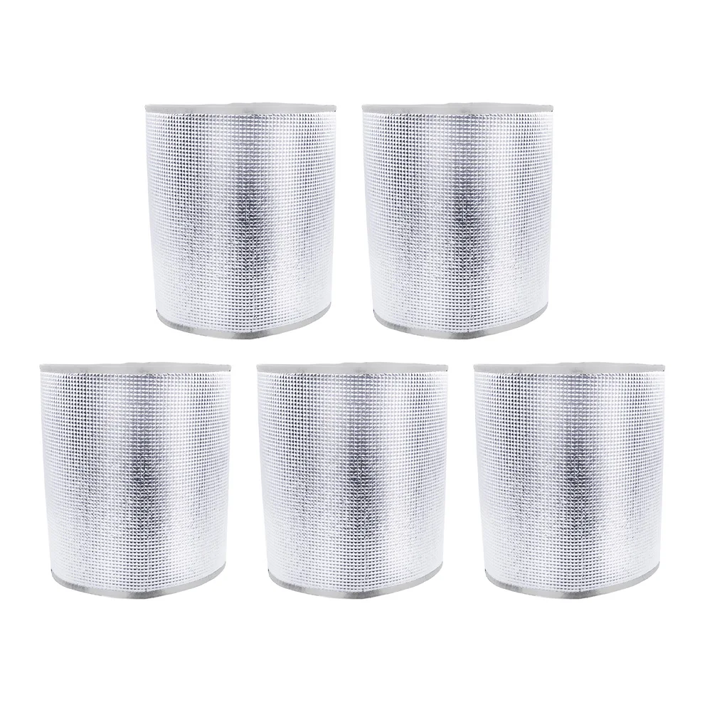 For Flower Pot Insulation Cover Set 5pcs Made From Aluminum Foil For Sun Reflection And Temperature Control