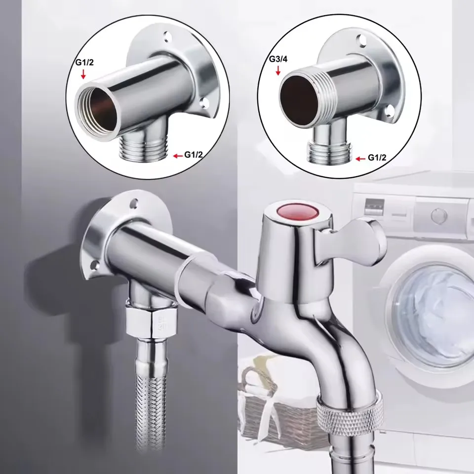 1pc Brass/Stainless Steel Faucet Mount Base,Kitchen Faucet Fixed Base, Shower Head Exposed Base, Household Hardware Accessories