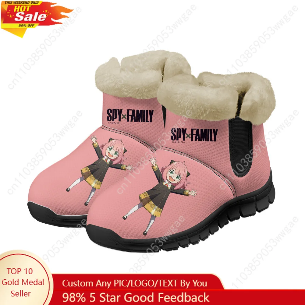 

Spy×Family Snow Boot Warm Boot Man Women Teenager Shoes High Quality Casual Lightweight Couple Sneakers Tailor-made Sport Shoes