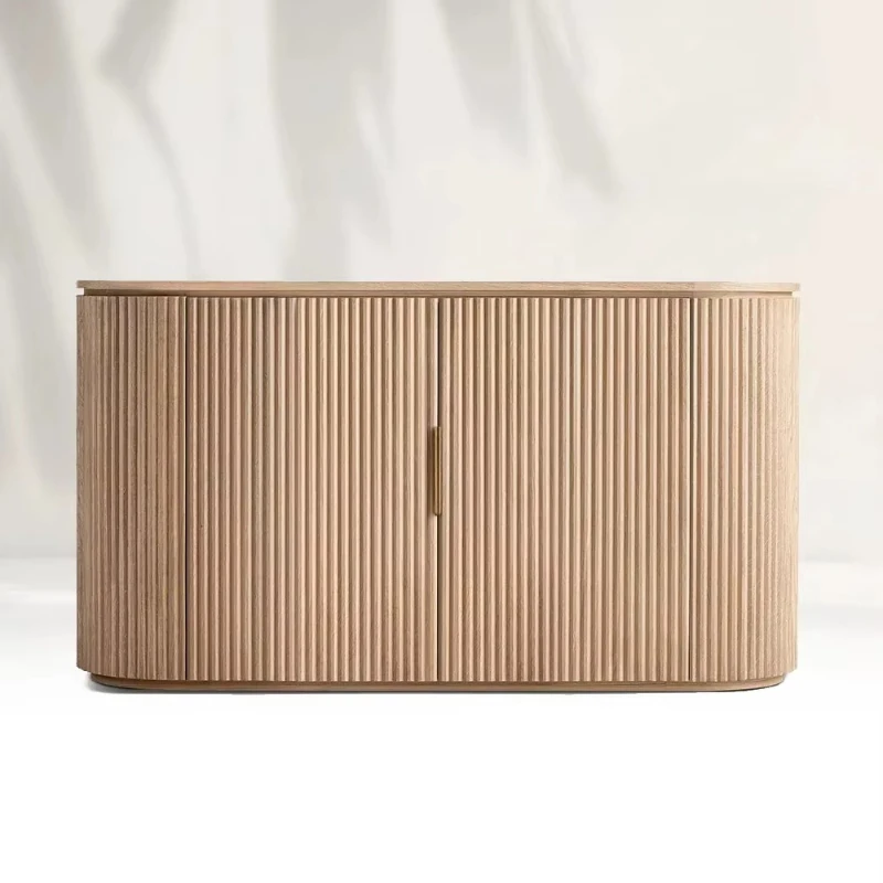 

Household wooden dining room furniture locker Solid wood dining room sideboard