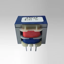 EI 28*19 2W 2VA AC 220V AC 6V 9V 12V 15V 2 + 3 핀 5P 5mm 피치 플러그 PCB 보드 오픈 프레임 코어 구리 전원 변압기