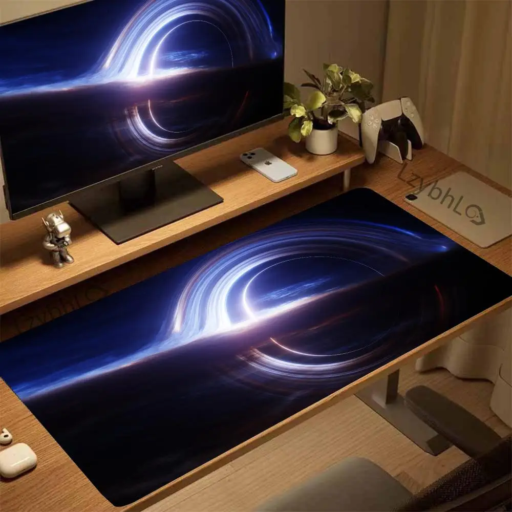 Space Galaxy Large Mouse Pad PC Gaming Rubber Anti-Slip Table Pads Mousepad Office Gamer Mousemats XXL Keyboard Desk Mat 90x40cm