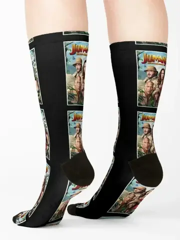 Jumanji-strumpor Partihandel coola presentidéer till alla hjärtans dag-presenter Basketboll Herrstrumpor Damstrumpor 8 best sales bulkstrumpor - №2