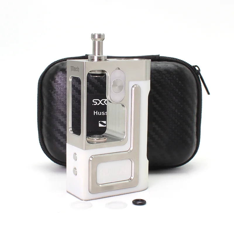 

SXK Hussar Locus Style DNA 60W 18650 Vape Boro Mod 316ss Stainless steel +POM Material Hussar Locus X Monarch Collab Boro Mod