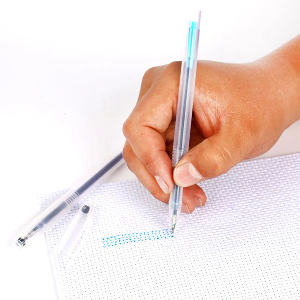 

2Sets Water Soluble Sewing Pens Fabric Markers Ink Practical for Long Time Use Water Soluble Pen
