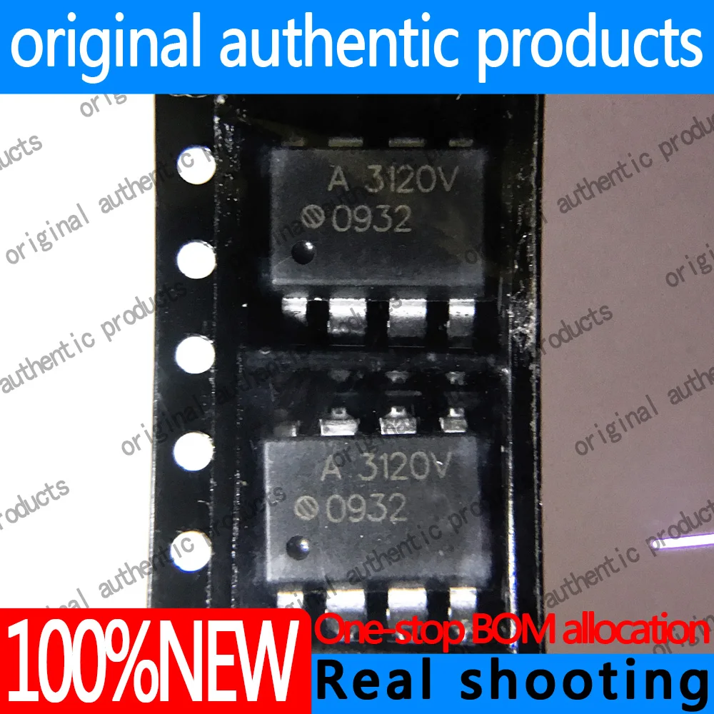 1/5/20/50PCS(New) HCPL-3120-500E HCPL-3120 lettering:A3120 SOP8 Logic output optocoupler chip