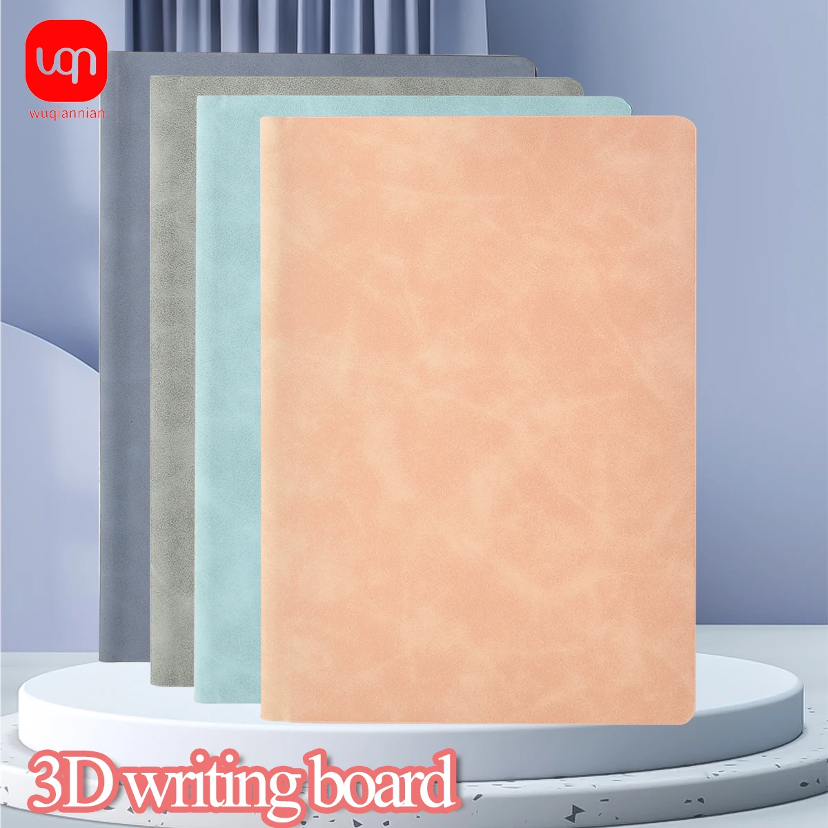 WQN-1PC Reusable A5 Whiteboard Notebook Erasable Whiteboard Draft Stationery School and Office Stationery Supplies