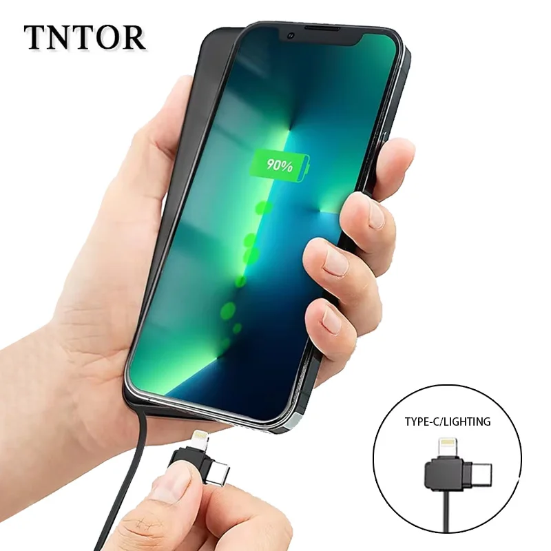 

TNTOR Portable 10000mAh Power Bank Fast Charging Digital Display USB PD22.5W External Battery Pack for iPhone 14 13 12 Xiaomi