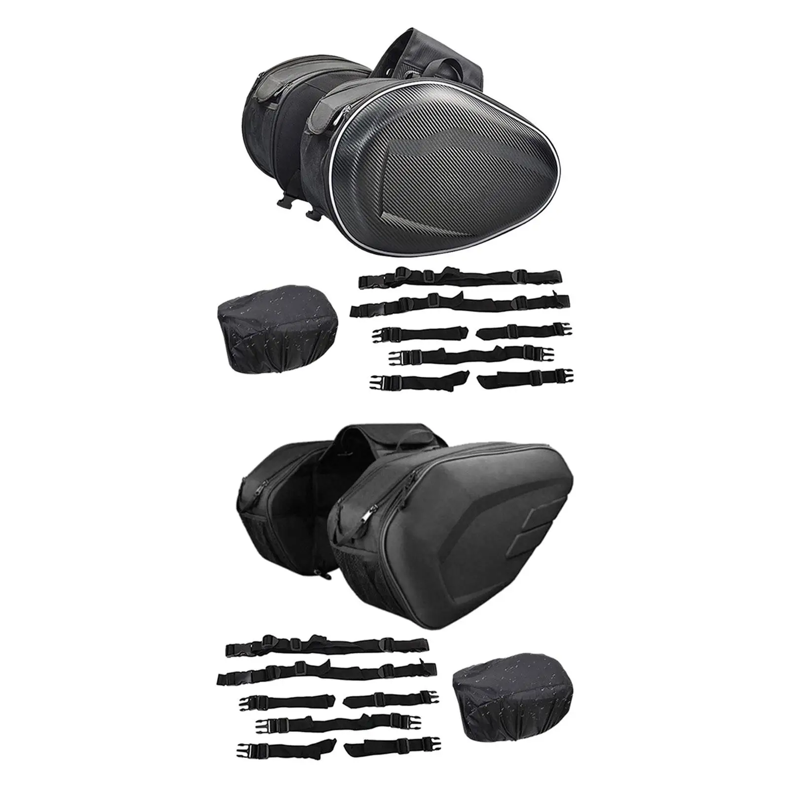 

Motorcycles Saddle Bags Adjustable Waterproof Cover Universal Side Pannier Zipper Side Saddle Bags Motorcycle Accessories