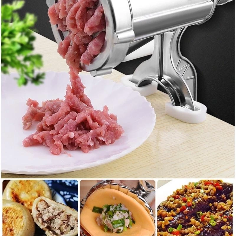 

Elegant Manual Grinder Alloy Manual Grinder Homes Kitchen Sausage Making Device Mincing Device top sale