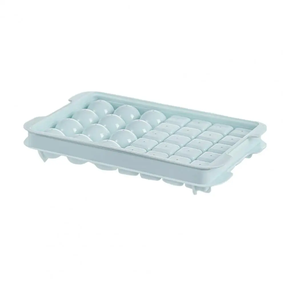 Kitchen Gadgets for Fast Stackable Ice Tray Set with Lid Bin for Fast Drinks Bpa Free Round Square Ice Cube Maker for Freezer