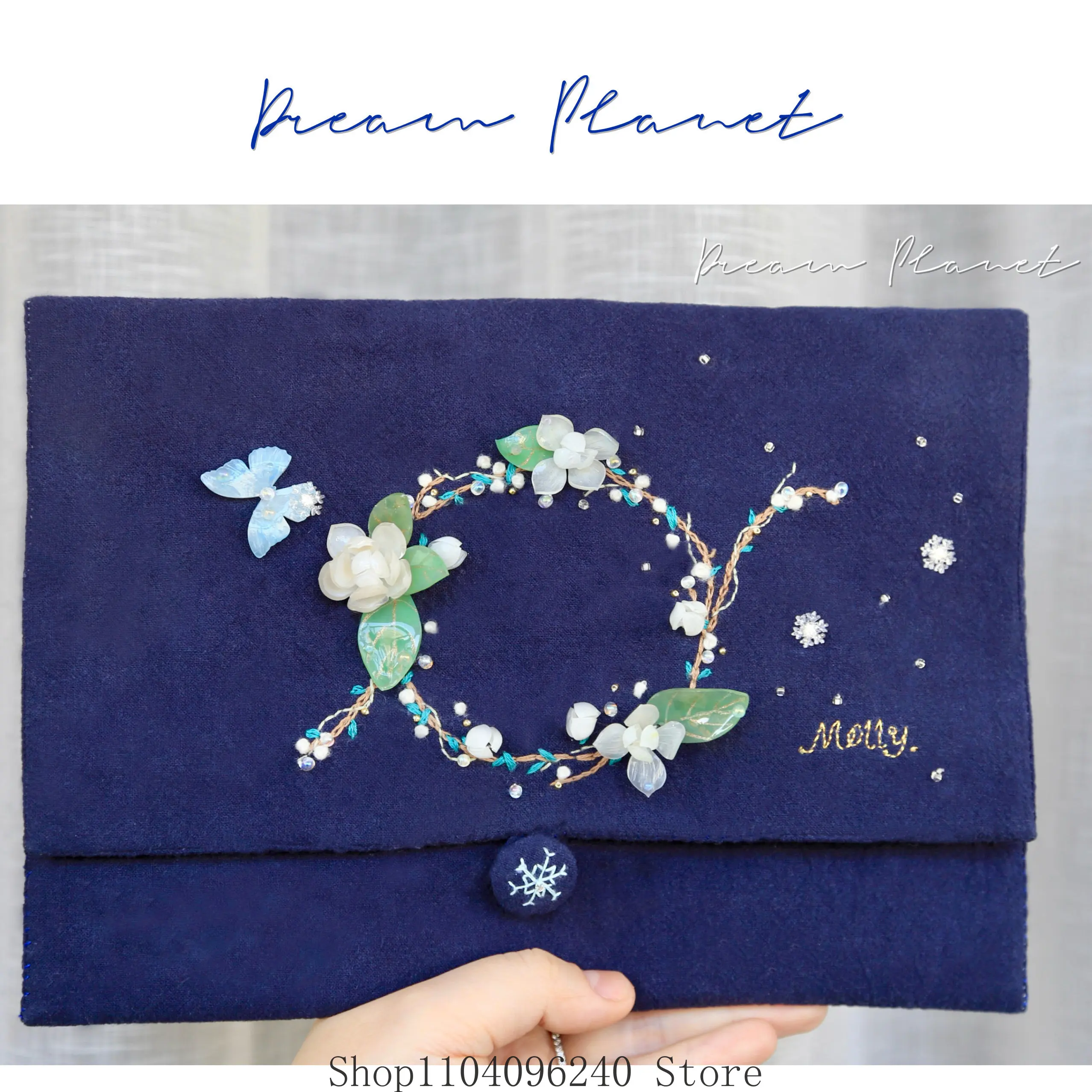 

Любовь и глубокий космический Zayne аниме ручная вышивка маленький жасмин снежинка штабелируемая бумажная сумка для подарка на день рождения тканевая сумка