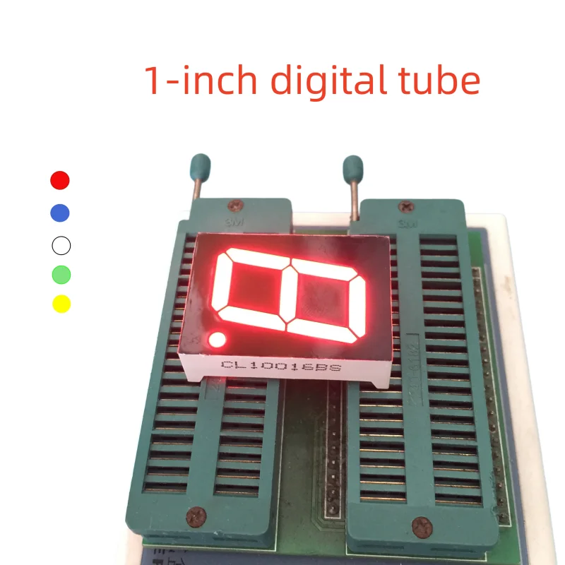 10PCS LED Digital Tube 1 Inch 1106 Cathode Anode High Brightness LED Display Screen Red Blue Emerald Green Yellow White