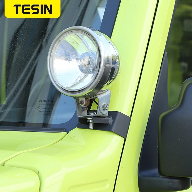 TESIN لسوزوكي جيمي JB74 2019 2020 2021 2022 2023 2024 2025 سيارة A-عمود LED العمل مصباح دعامة إضاءة جبل حامل الملحقات #5