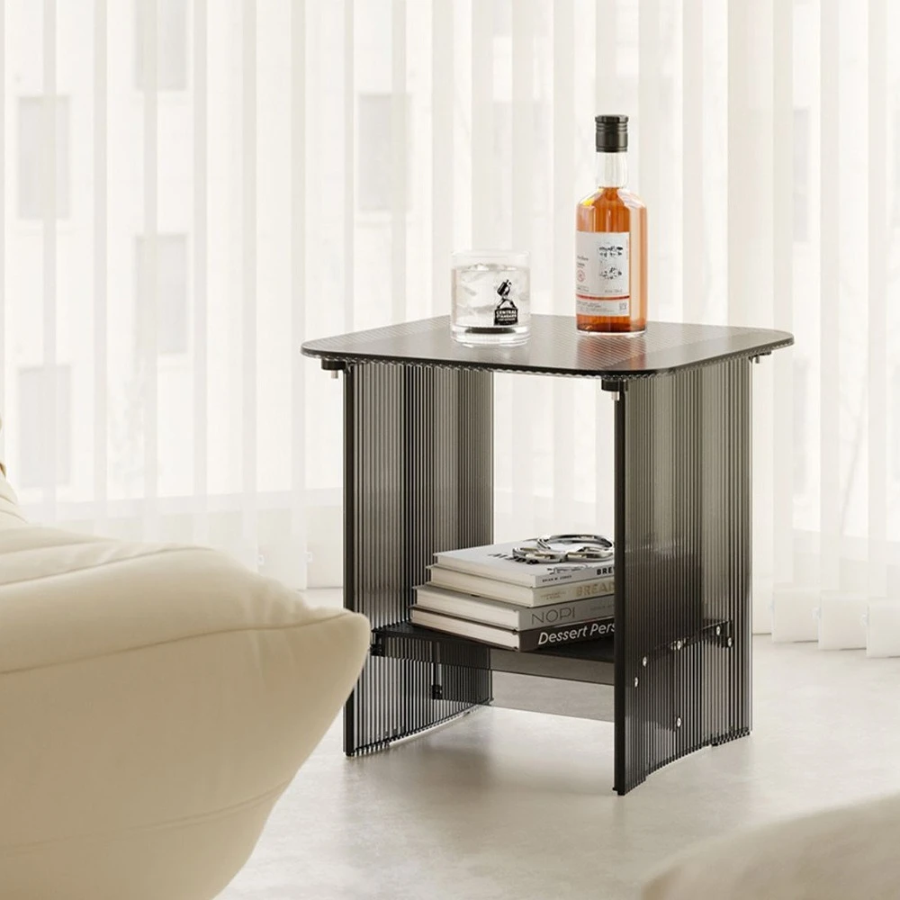 أكريليك، رف شفاف، نورديك، منزل، رف كتب، رف عرض من الأرض إلى السقف، تخزين المشاهير على الإنترنت على الحائط #2