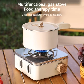 과압 캠핑 가스 스토브, 야외 카세트 화로, 휴대용 부탄 연료 스토브, 캠핑 쿠커, 2800W 