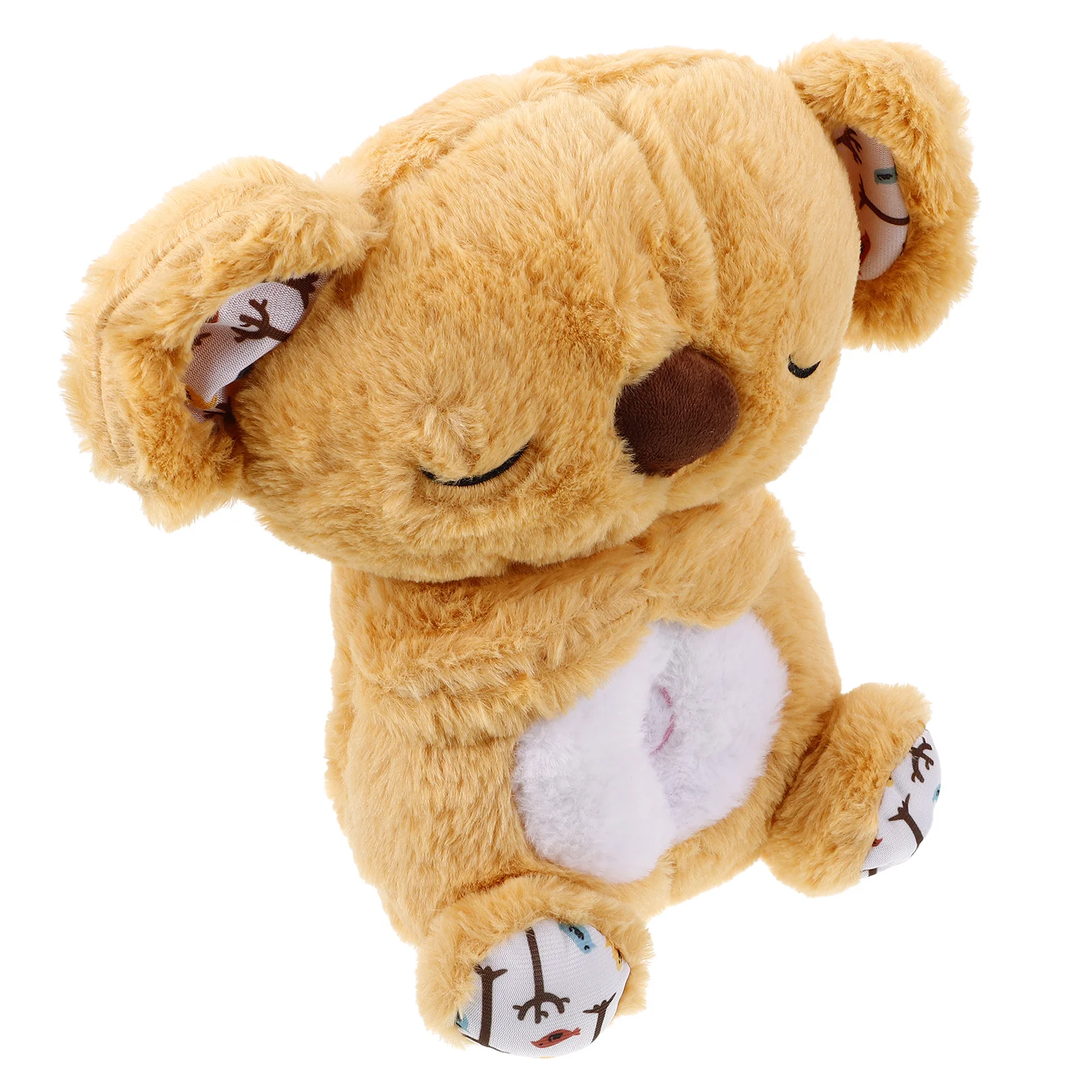 Speeltijdgenoot Ademhalingstechnologie Zachte melodieën Slaapomgeving voor kalmerende baby's en peuters Bruin