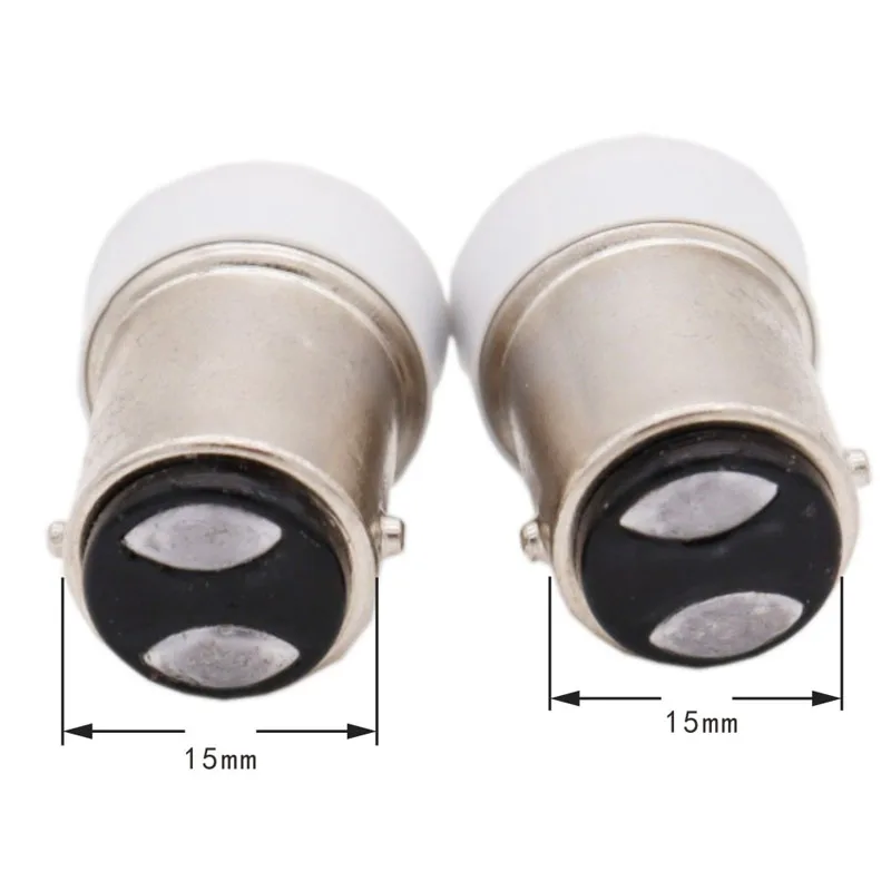 2pcs E15D to E14 Led Lighting Lamp Holder Converter B15 to E12 Screw Bulb Socket Adapter LED Saving Light Halogen Lamp Bases 3A