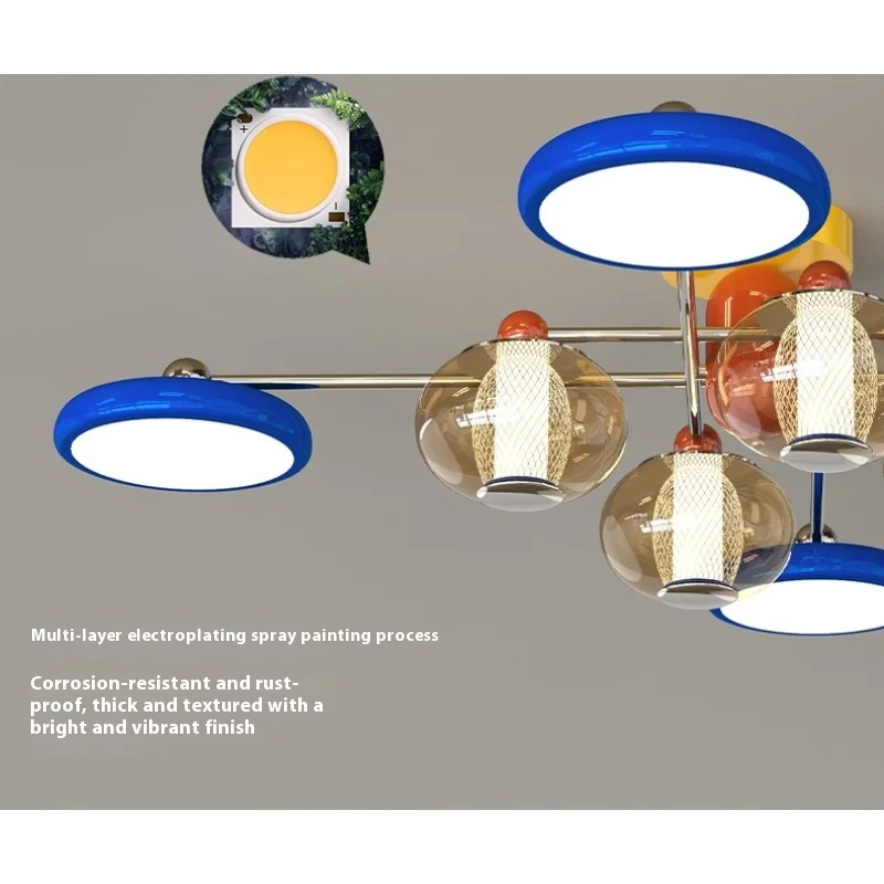 

Living room pendant light 2025 new cream creative personality light modern simple hall light whole house lighting fixture