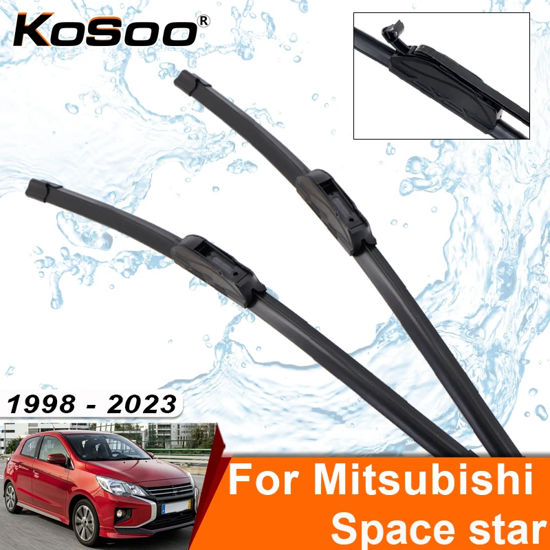 Car Wiper Blade For Mitsubishi Space star 1998-2023 Windshield Rubber Refill Front Window Wiper Accessorie