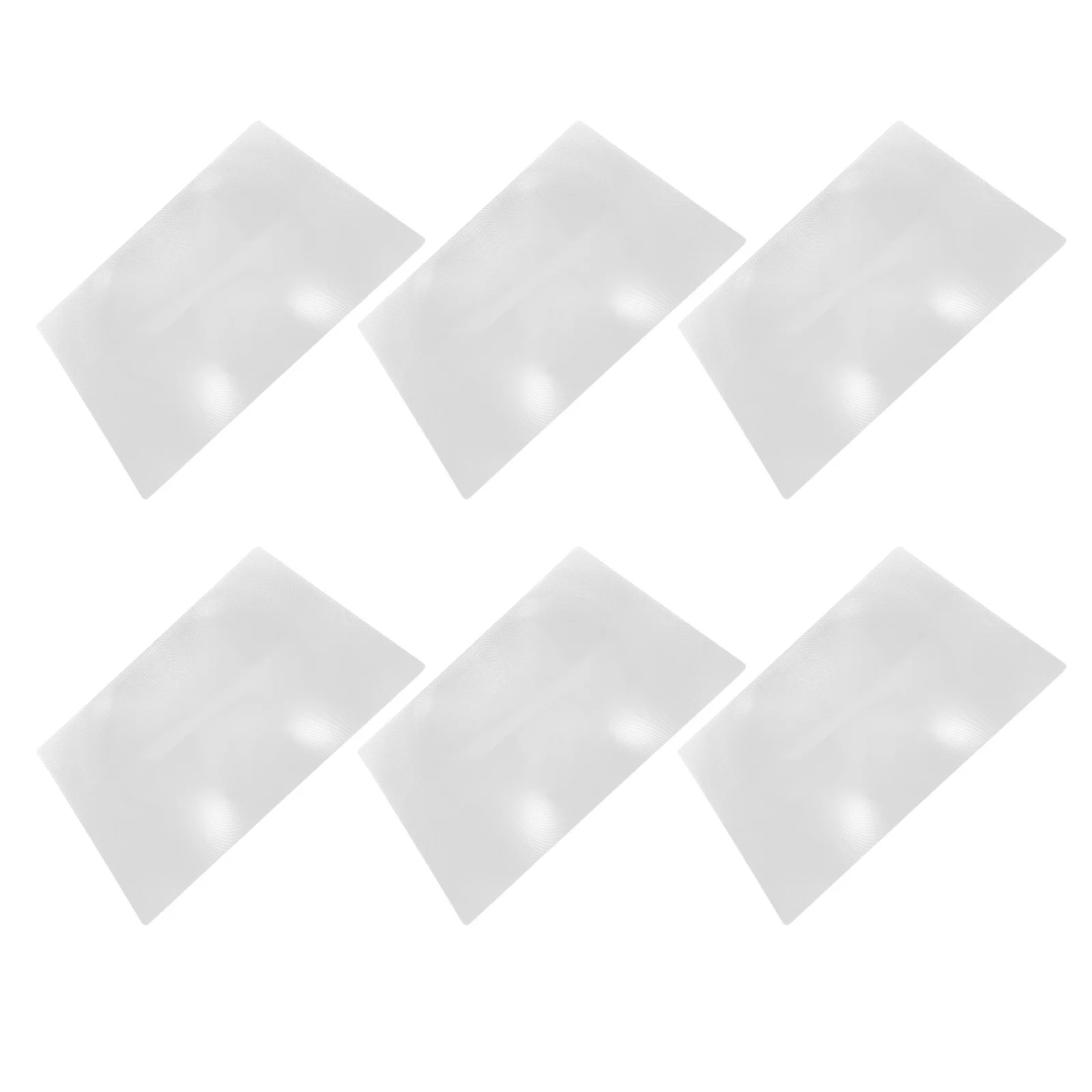 

6Pcs Reading Magnifier A4 Ultra-Thin Full Page Magnifier Sheet for Books Documents Maps Newspapers Portable Lightweight Elderly