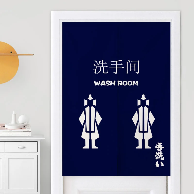 Japanese Door Curtain Noren Doorway Curtains for Kitchen Sushi Izakaya Home Entrance Feng Shui Hanging Half-curtain