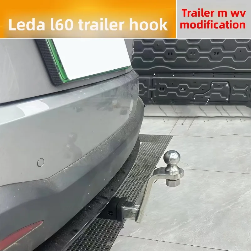 Suitable for Lodao L60 modified European quick release trailer hook off-road traction RV accessories hidden automotive supplies