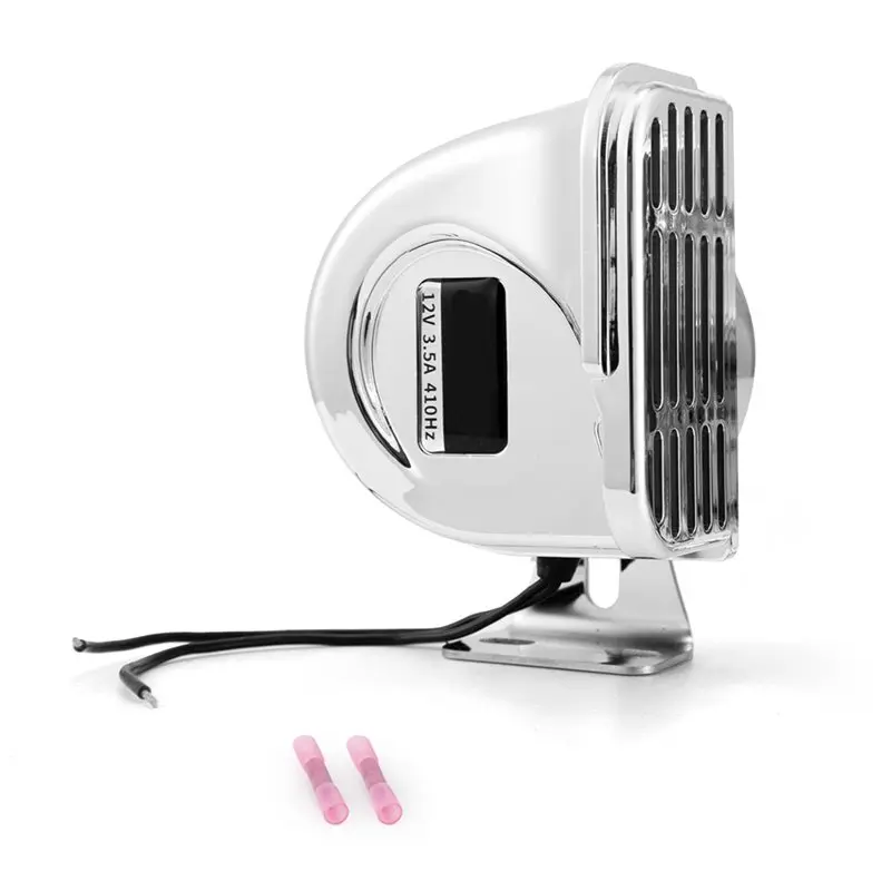 A95E-2X 12V Marine Snail Electric Horn 304 Stainless Steel Super Loud Car Horn Waterproof Warning Electric Horn B