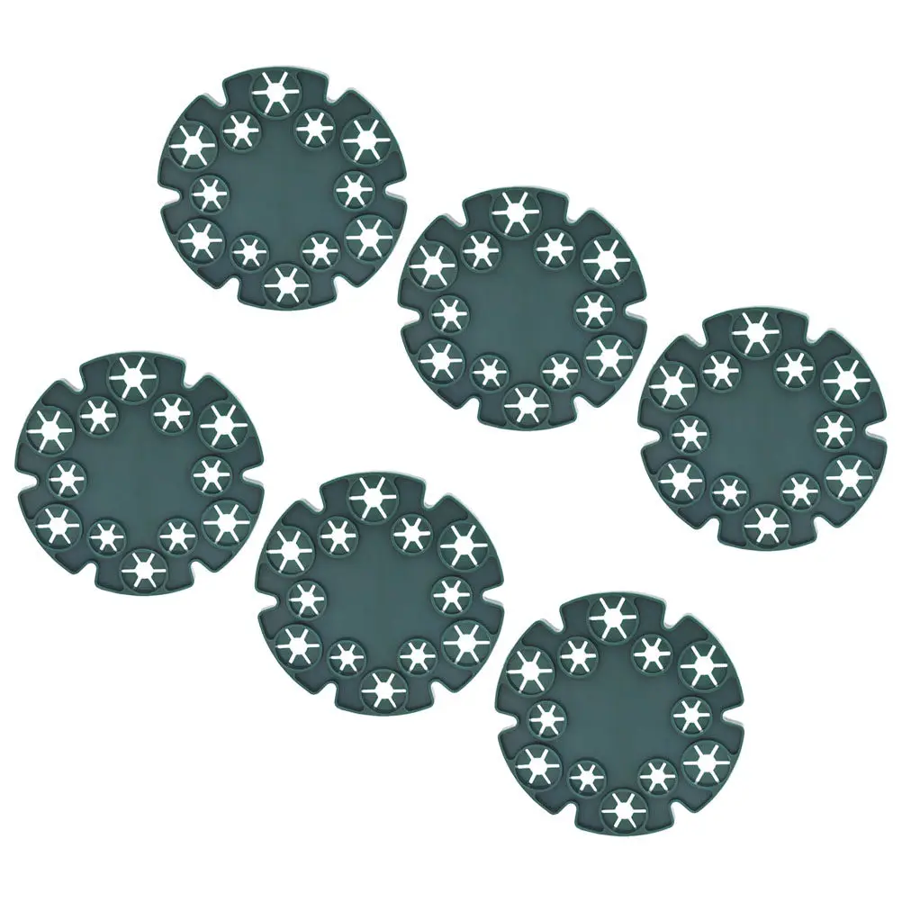 6 Pcs Plastic Plants Stem Holder Planting Supports Flower Arranger Flowers Arrangement