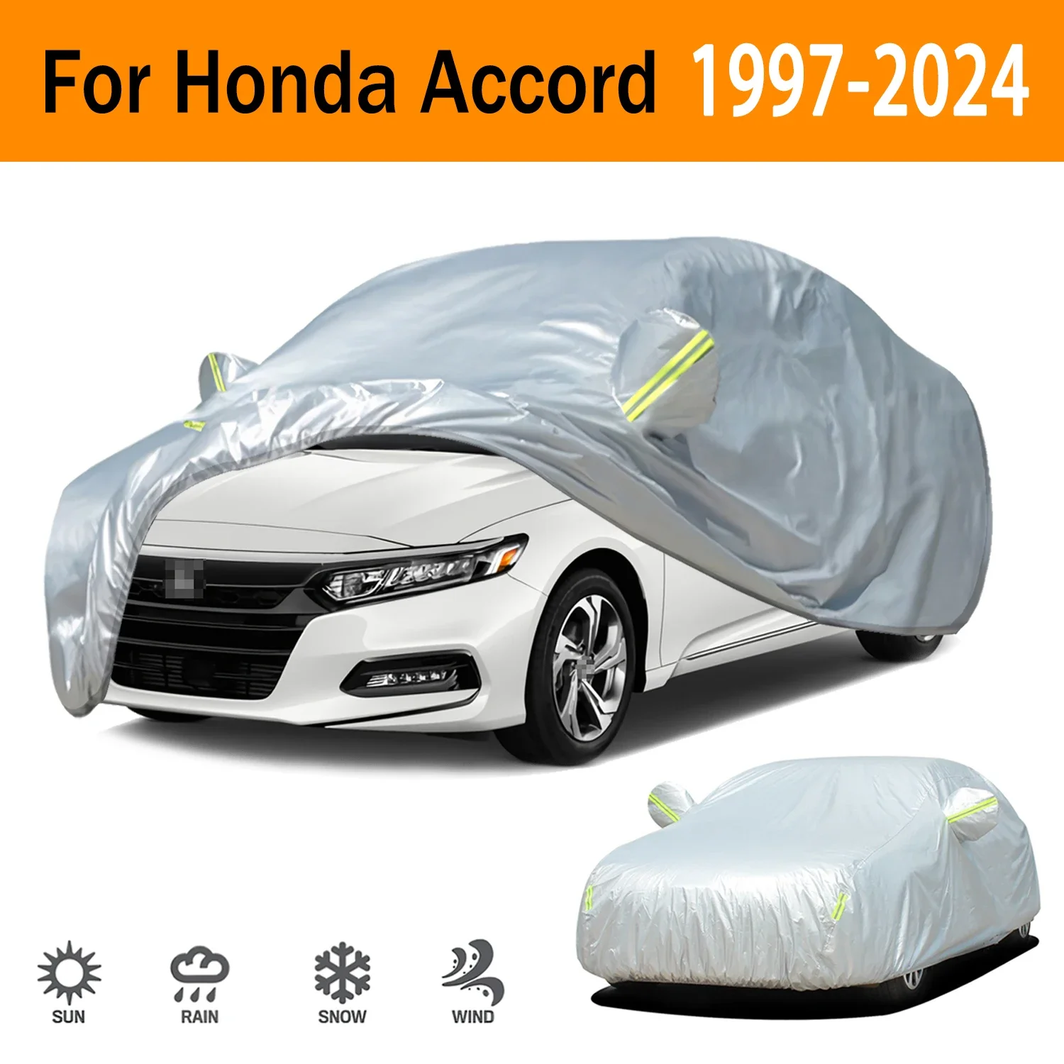 

For Honda Accord 1997-2024 Outdoor Protection Full Car Covers Snow Cover Sunshade Waterproof Dustproof Exterior Car accessories