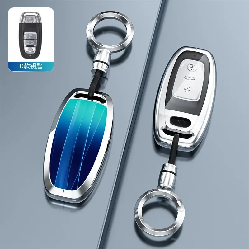 

Zinc Alloy Car Key Case Cover Fob Shell for Audi A4L/A6L/A7L/A3L/A5/Q3/Q4/Q5L/Q6/Q7/Q8/A8L (2020-2024)