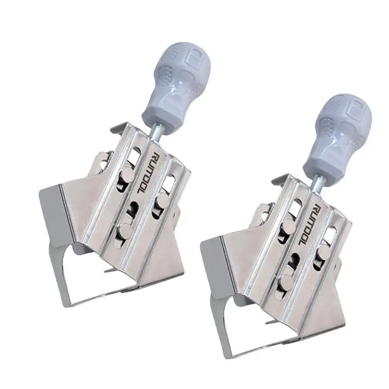 Stainless Steel Corner Clamps 90-Degree Fixed Picture Frame Clamp 2pcs Cabinet Crafting Corner Clamp For Ensuring Corner