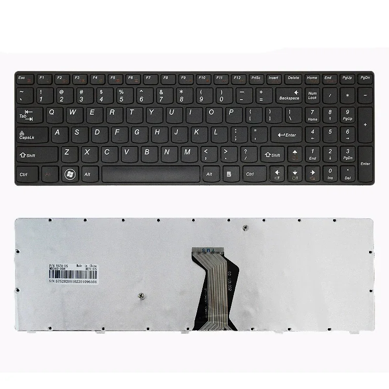 New Laptop rreplacement keyboard compatible for Lenovo Y570 y570n y570i y570a y570p