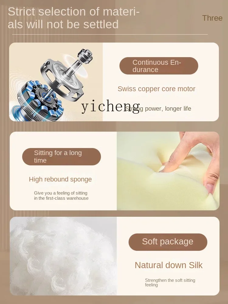 Lazy Sofa Retractable Electric Multifunctional Leather Recliner Living Room Rocking Chair Single Sofa