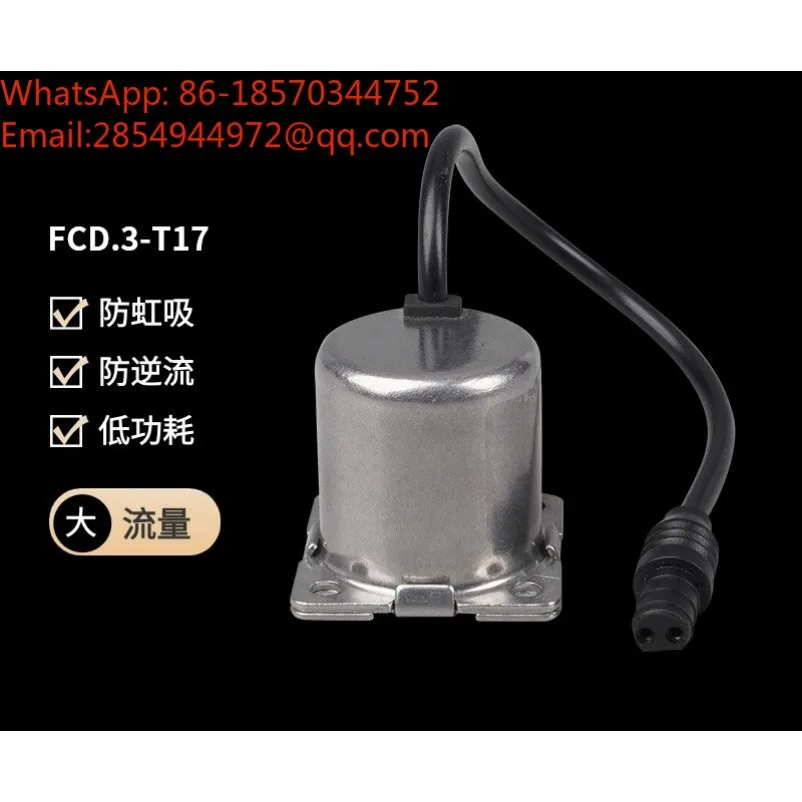 Smart Toilet Accessories, Pulse Valve Head, Toilet Flush Solenoid Valve Head T17 Single Red and Black Line/pulse Solenoid Valve