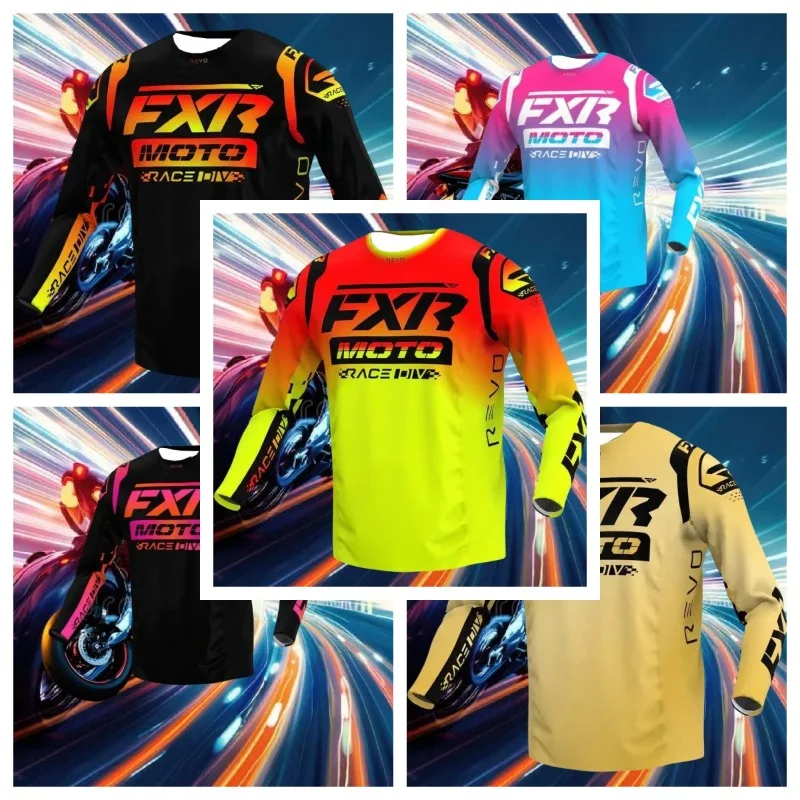 

Motorcycle Men's and Women's Competition Training 3D Printing Spring and Summer Quick-drying Comfortable Long-sleeved Off-road