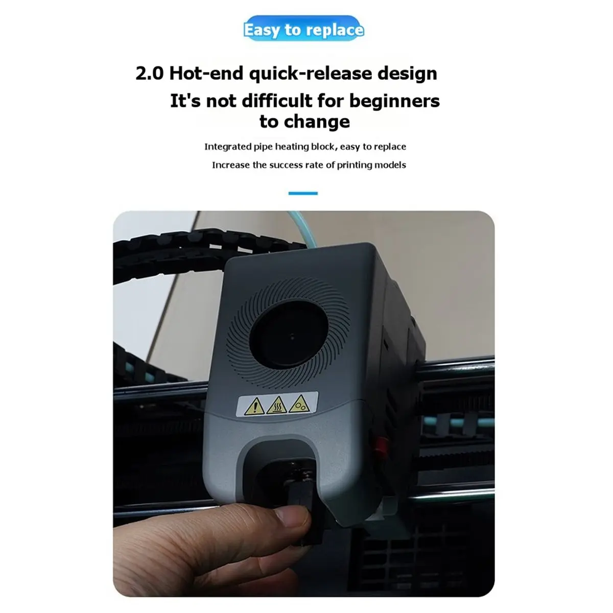 Nozzle Kit for AD5M for Adventurer 5M/5M Pro Head Integrated Quick-Release Hot End Extruder 3D Printers Parts