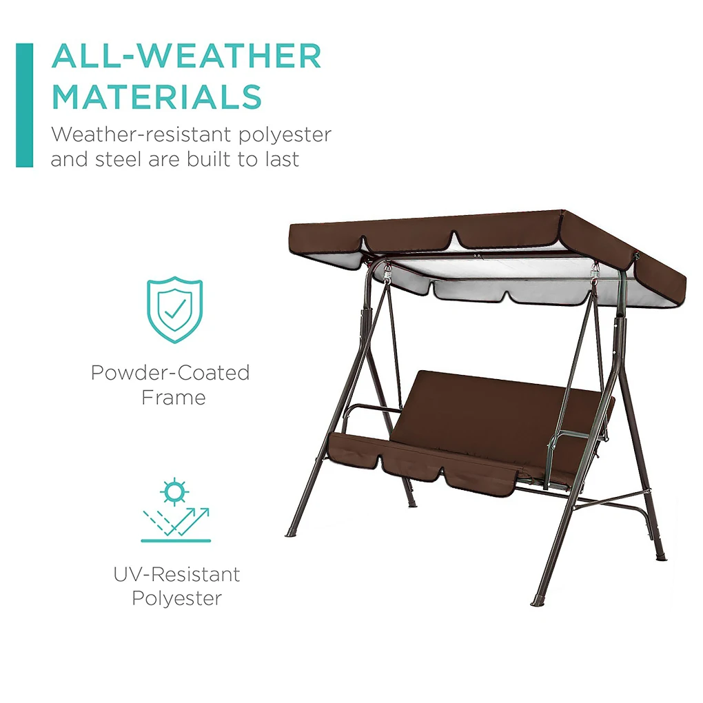 Huśtawka górna pokrywa siedzenia wodoodporna osłona przeciwsłoneczna hamak ogrodowy akcesoria ochronne na markizę